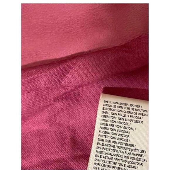 New Free People We The Free Cora Leather Jacket Size XS - Picture 6 of 12